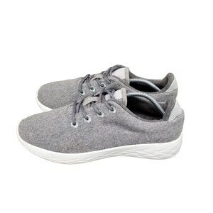 Urban Fox Shoes Mens 12 Gray Merino Wool Lace Up Low Top Sneakers AHY-17050